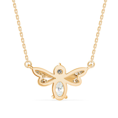 Aurora Flutter Diamond Pendant (With Chain)