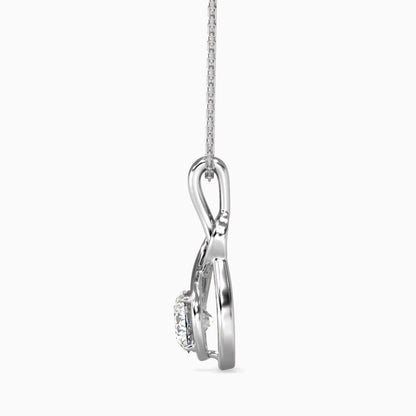 Hanging Infinity Diamond Pendant