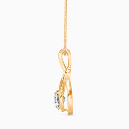 Hanging Infinity Diamond Pendant
