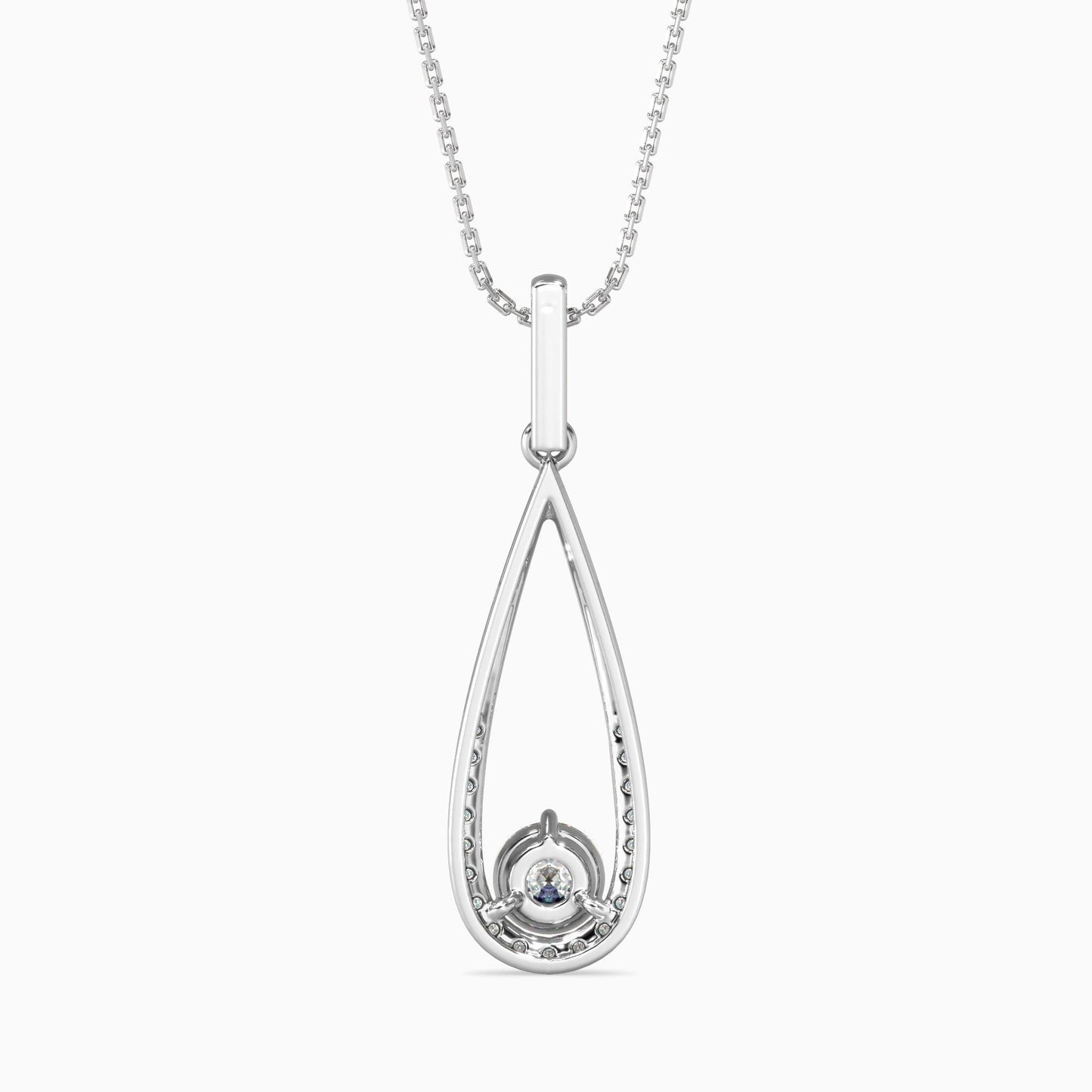 Opulent Hanging Diamond Pendant