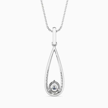 Opulent Hanging Diamond Pendant
