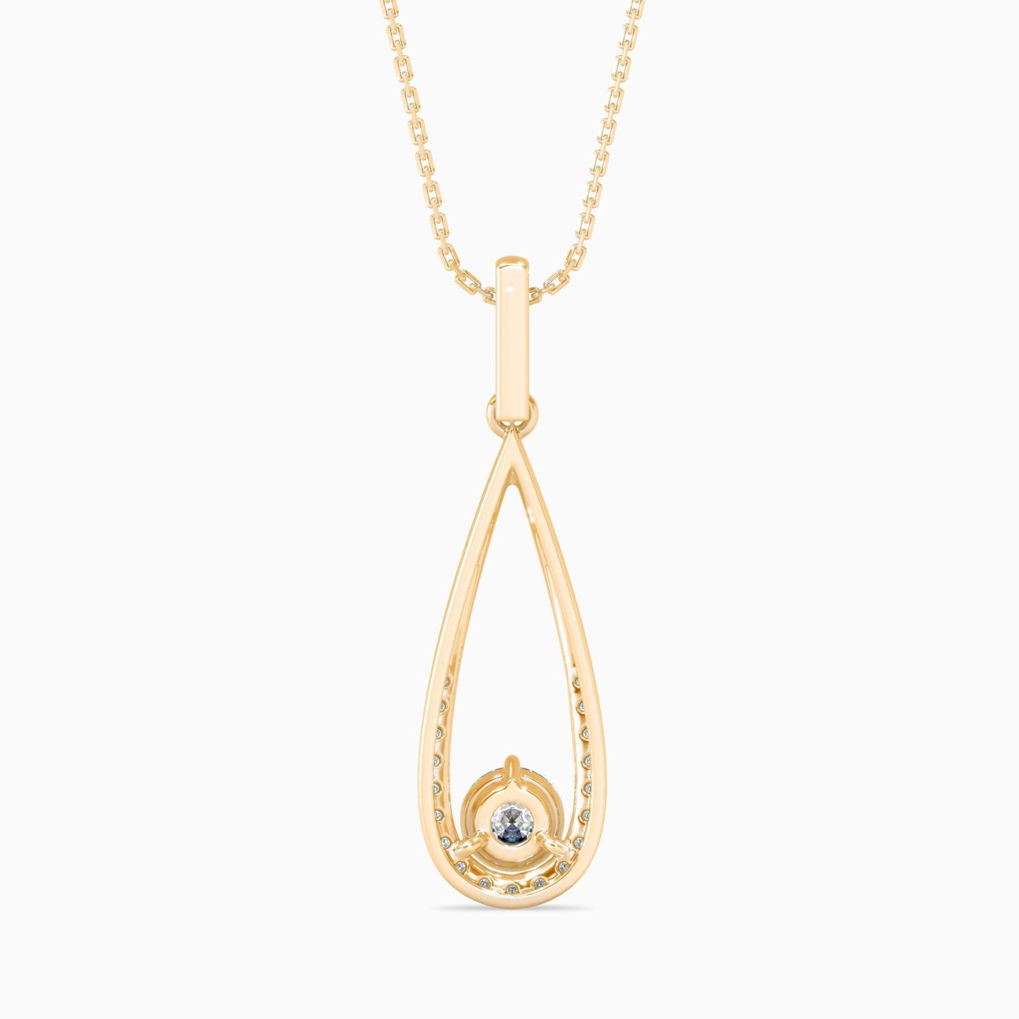 Opulent Hanging Diamond Pendant