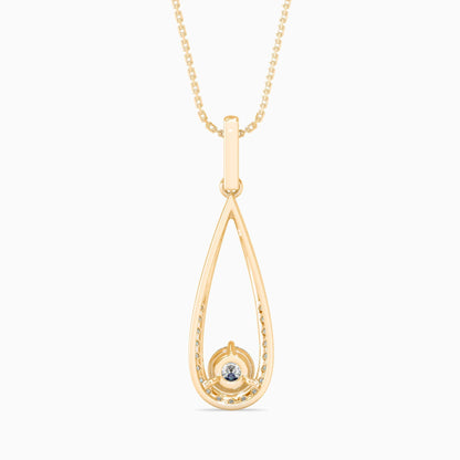 Opulent Hanging Diamond Pendant