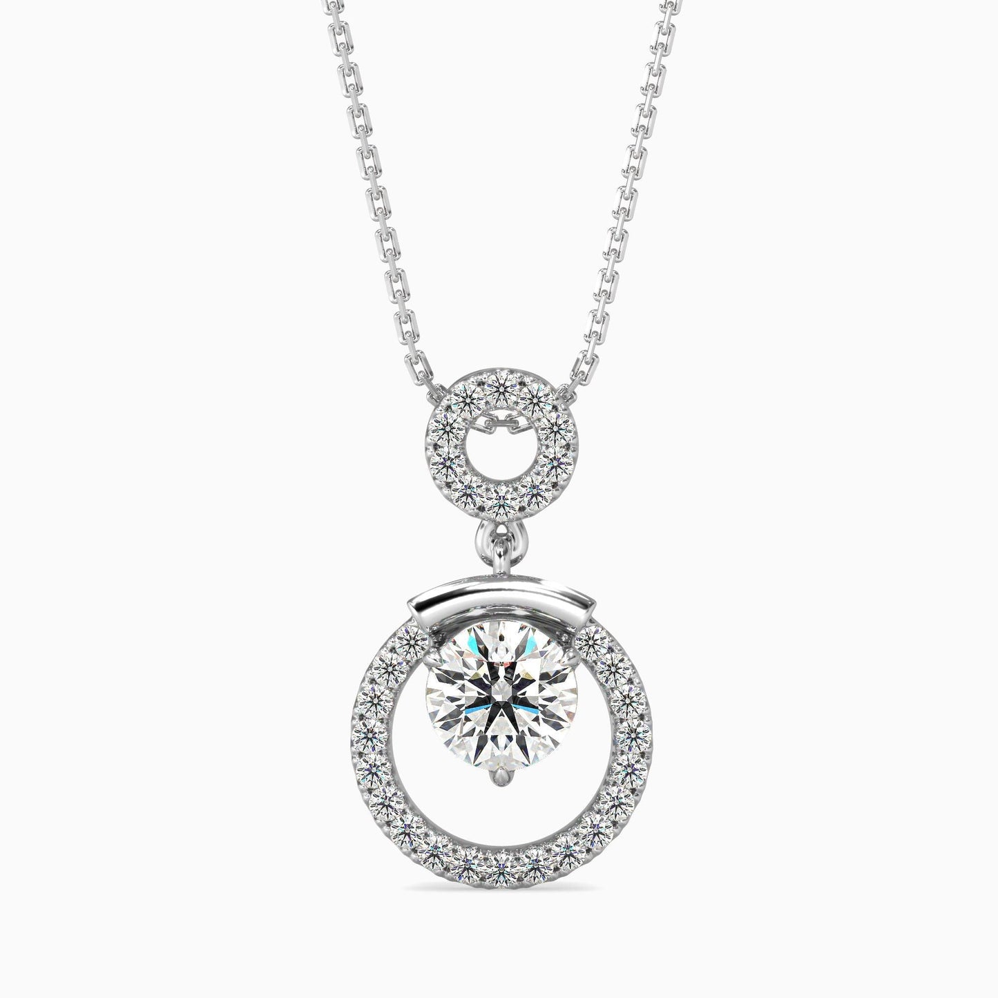 Luminous Grace Diamond Pendant