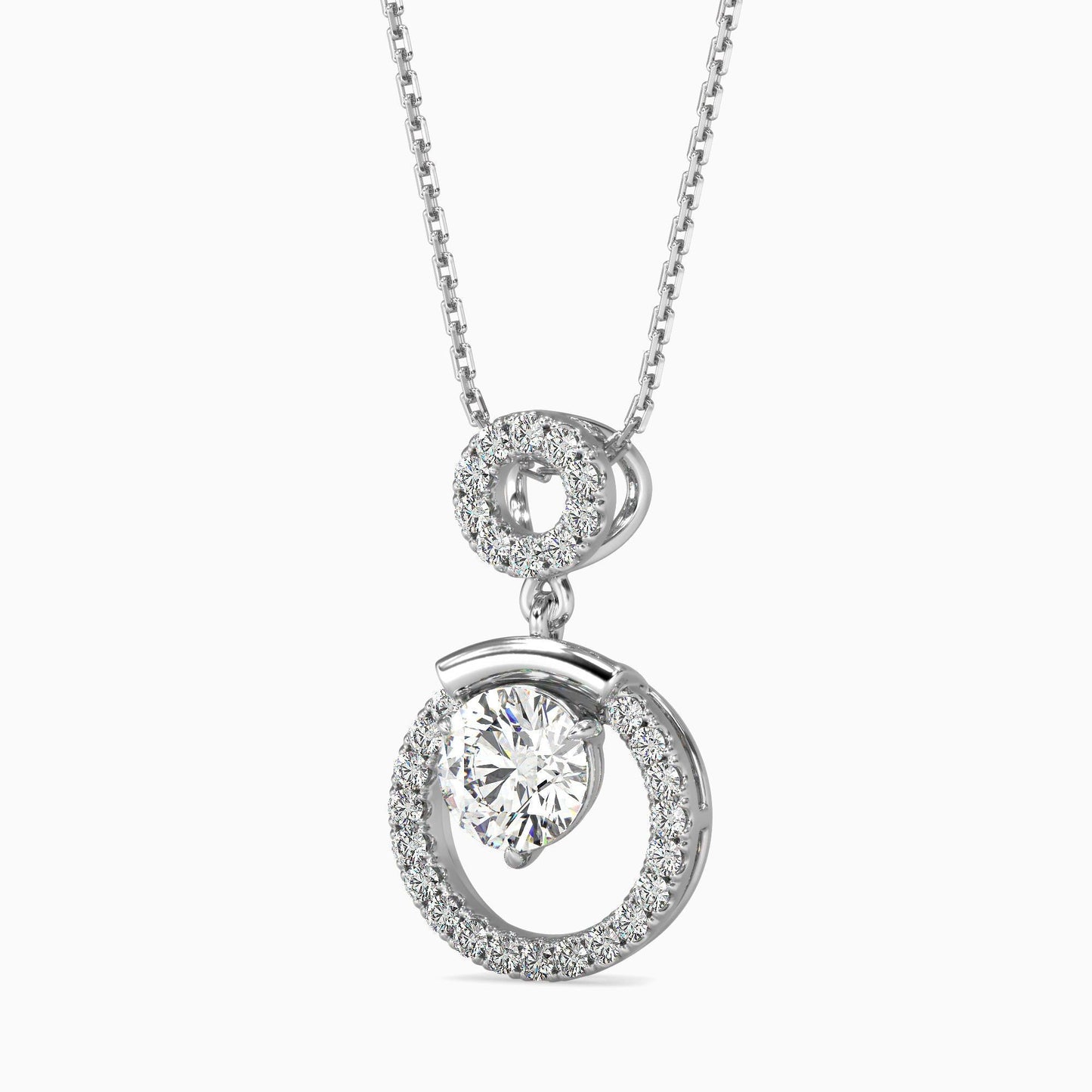 Luminous Grace Diamond Pendant
