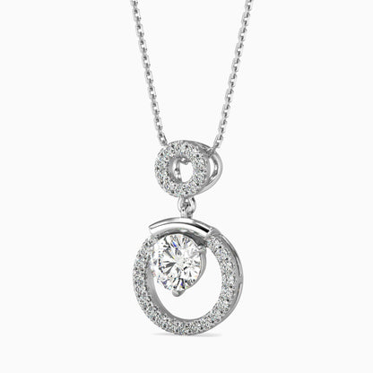 Luminous Grace Diamond Pendant