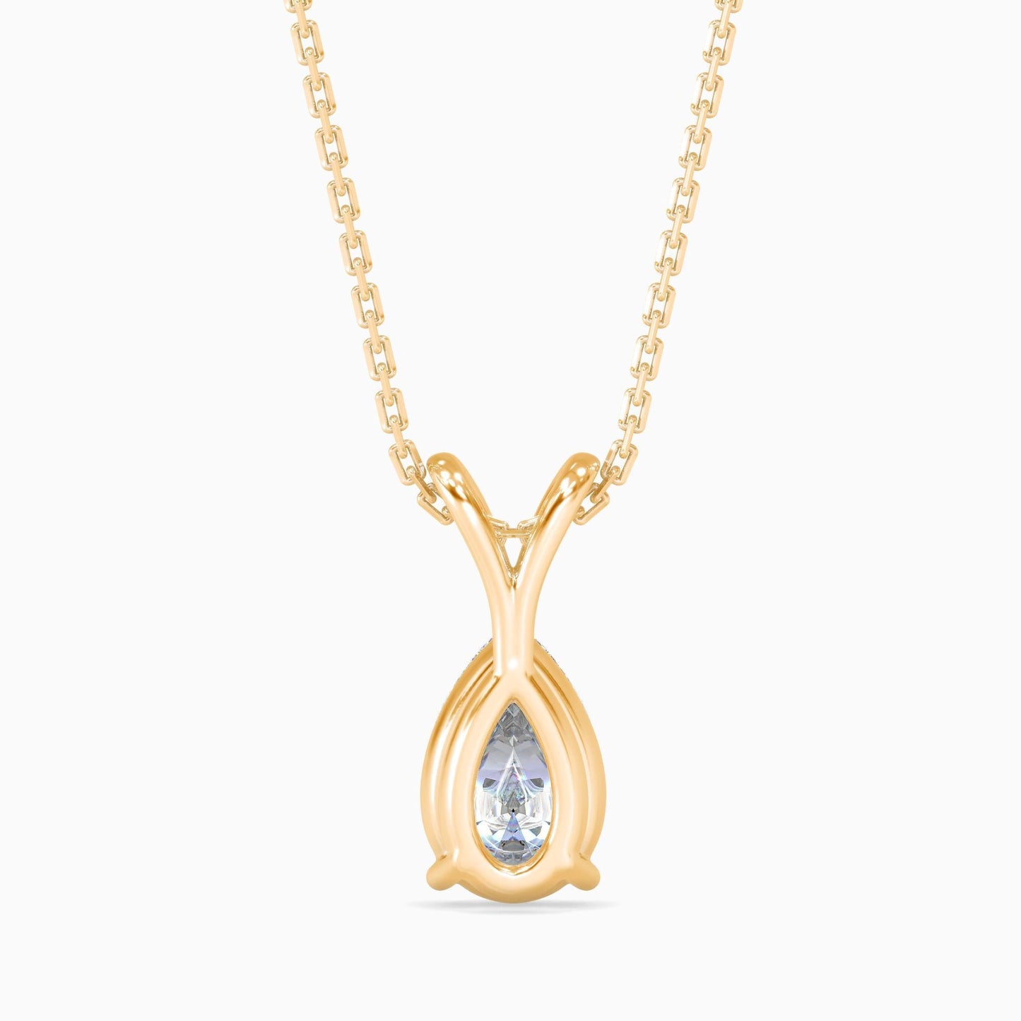 1 Carat Pear Solitaire Pendant