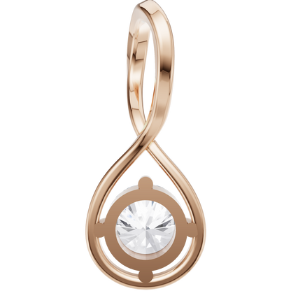 Lustrous Grace Solitaire Pendant