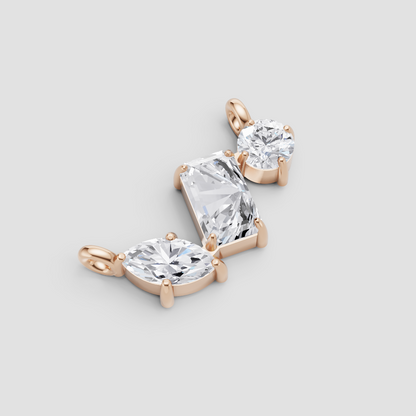 Celestial Beam Solitaire Pendant