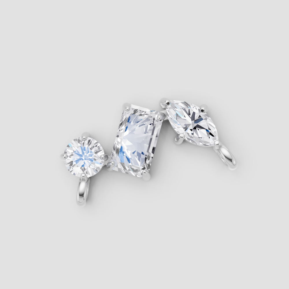 Celestial Beam Solitaire Pendant