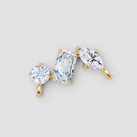 Celestial Beam Solitaire Pendant