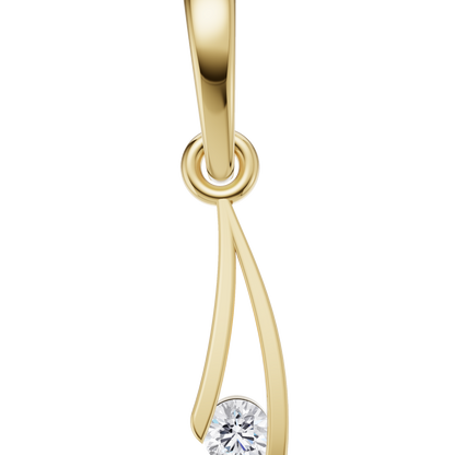 Radiant Essence Solitaire Pendant