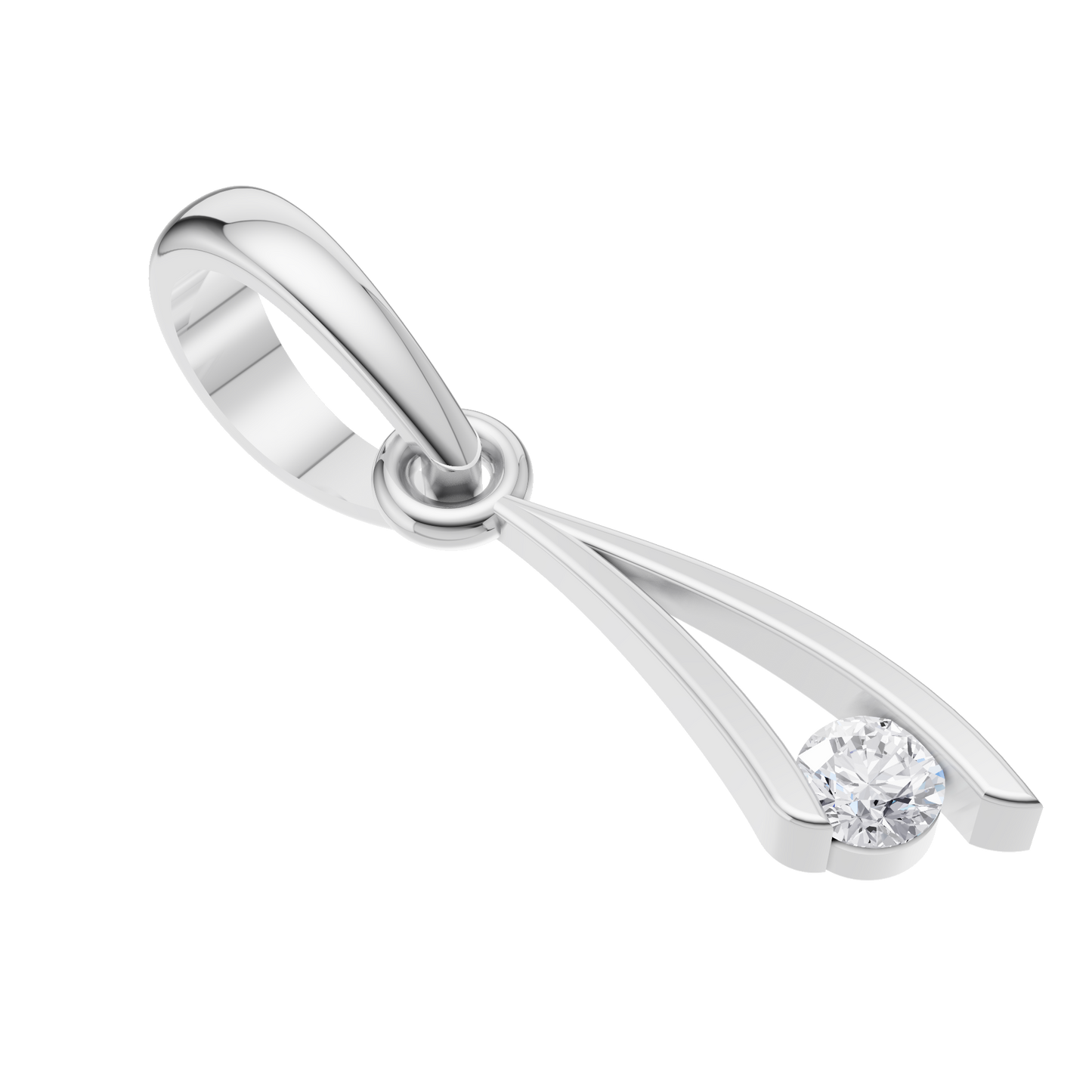 Radiant Essence Solitaire Pendant