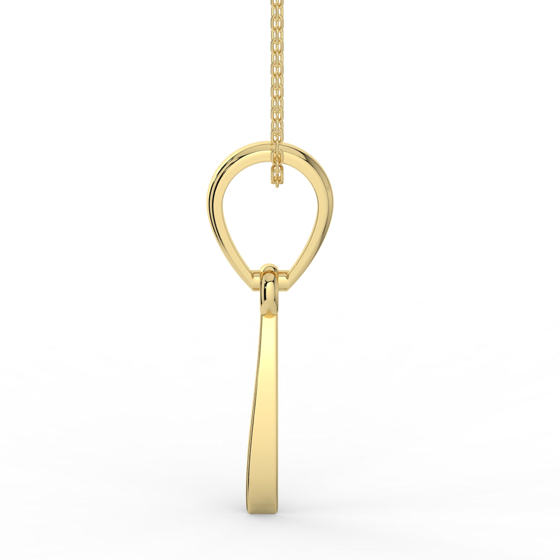 Radiant Essence Solitaire Pendant (With Chain)