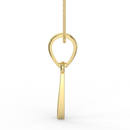 Radiant Essence Solitaire Pendant (With Chain)