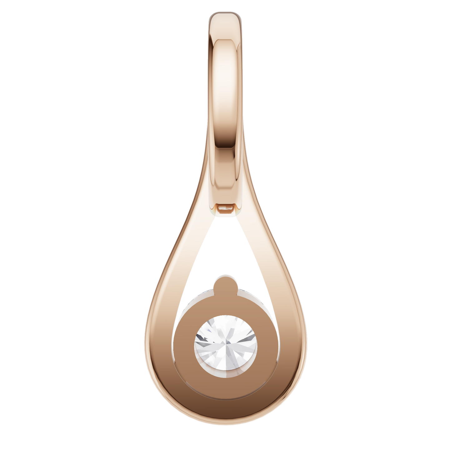 Ethereal Brilliance Solitaire Pendant