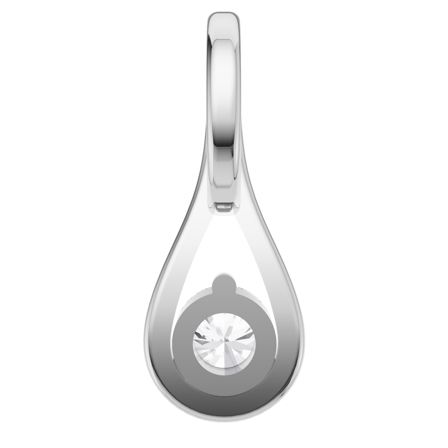 Ethereal Brilliance Solitaire Pendant