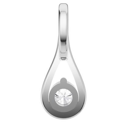 Ethereal Brilliance Solitaire Pendant