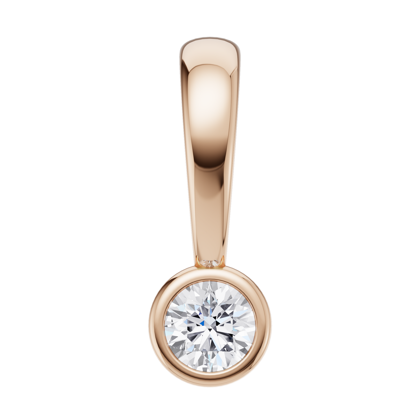 Dewdrop Spark Solitaire Pendant