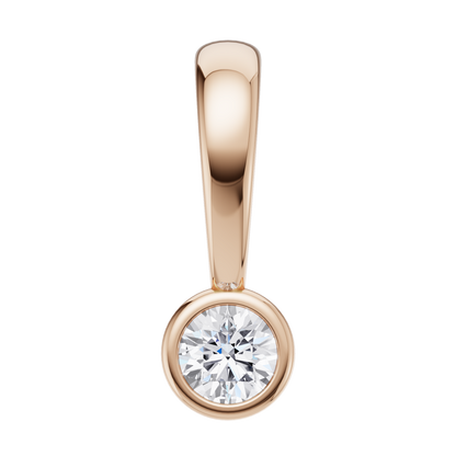 Dewdrop Spark Solitaire Pendant