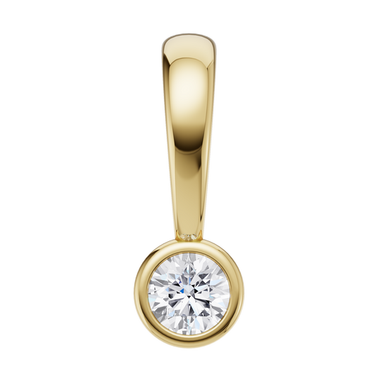 Dewdrop Spark Solitaire Pendant
