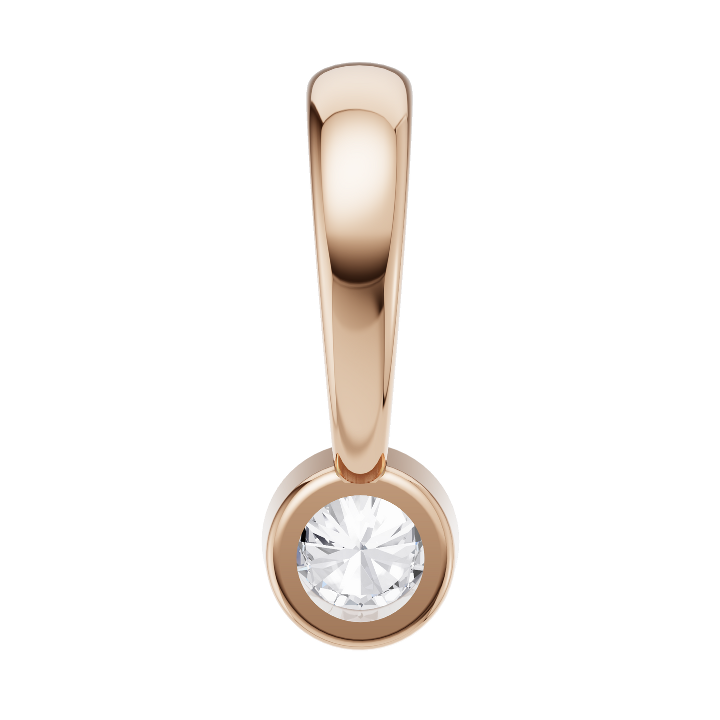 Dewdrop Spark Solitaire Pendant