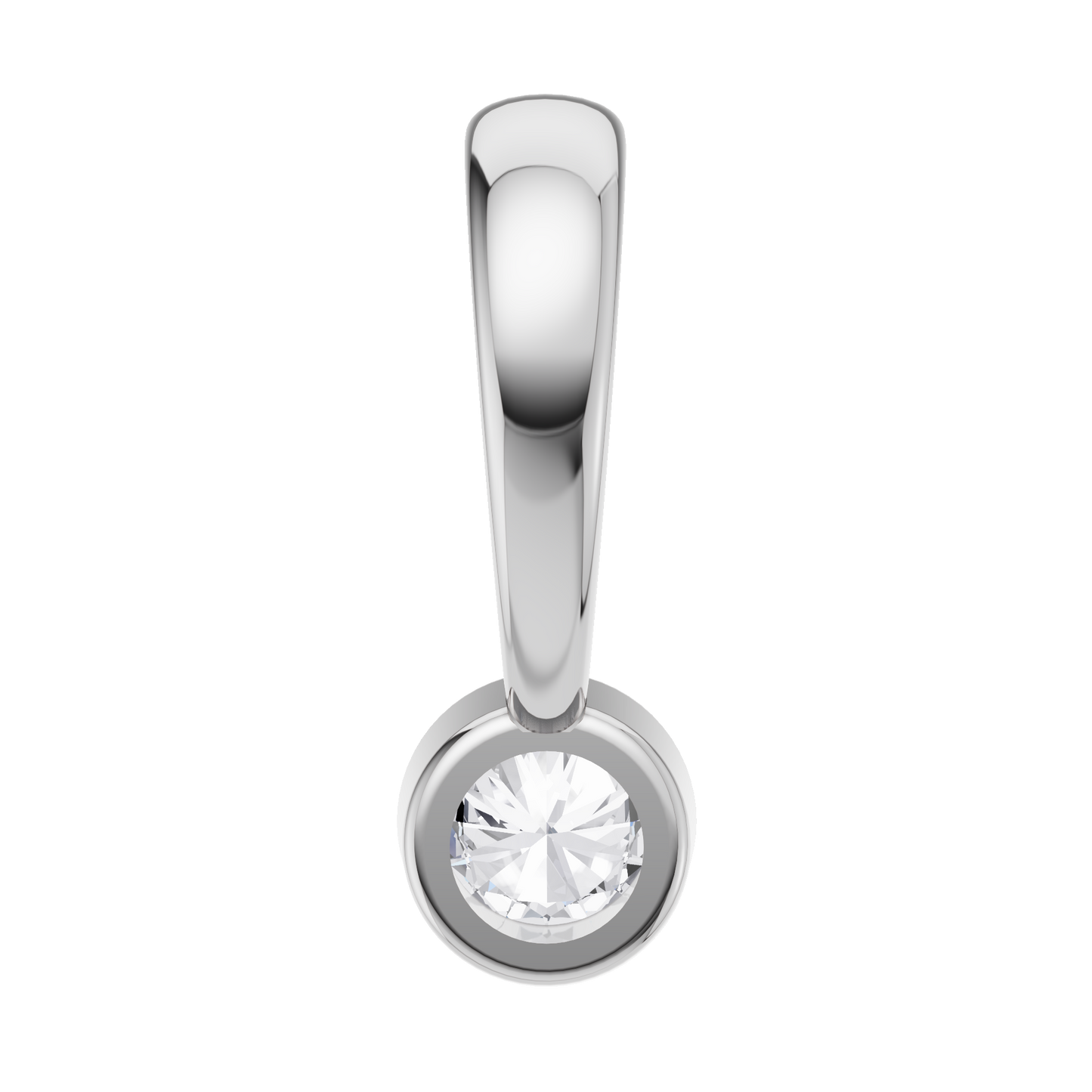 Dewdrop Spark Solitaire Pendant