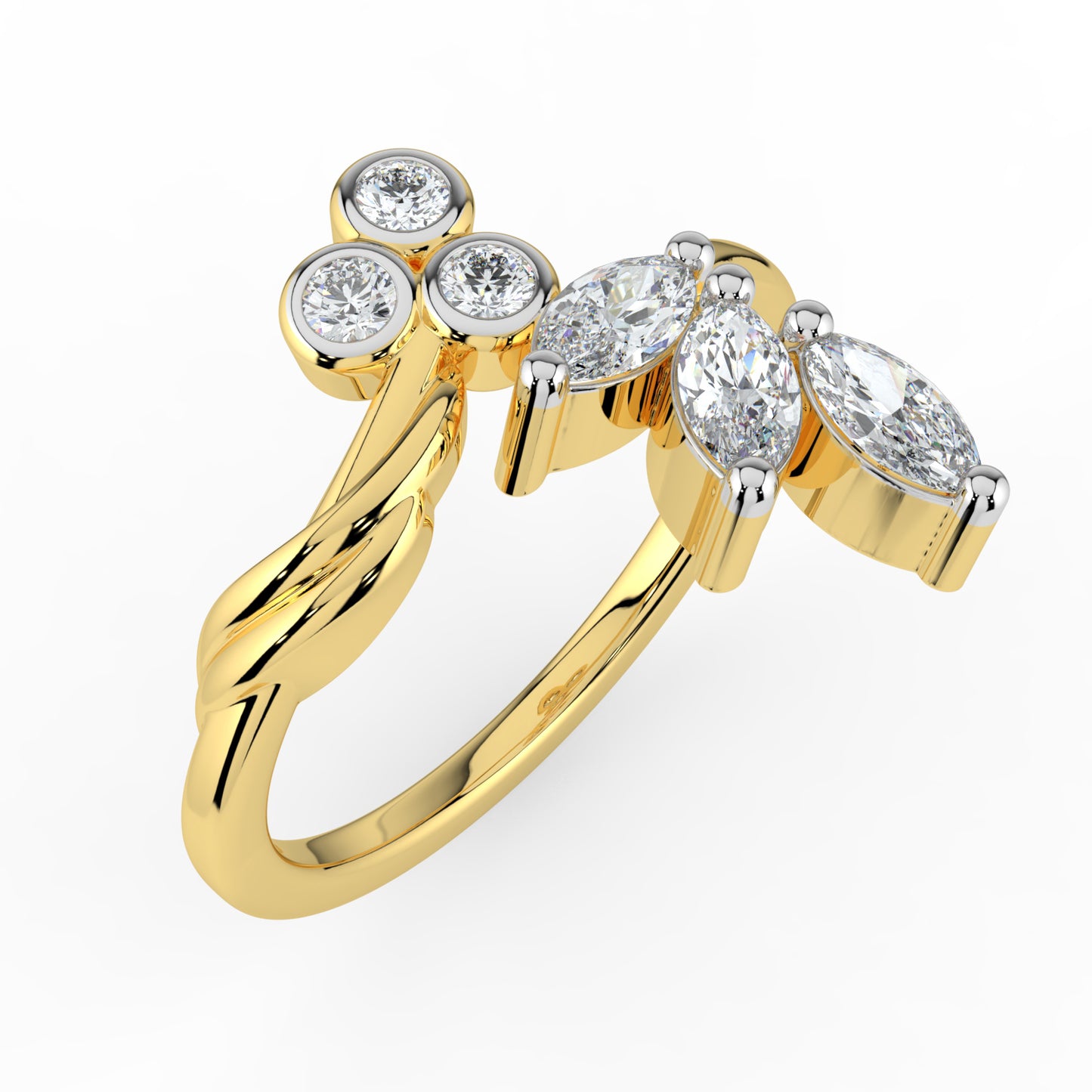 Bloom Sparkle Diamond Ring
