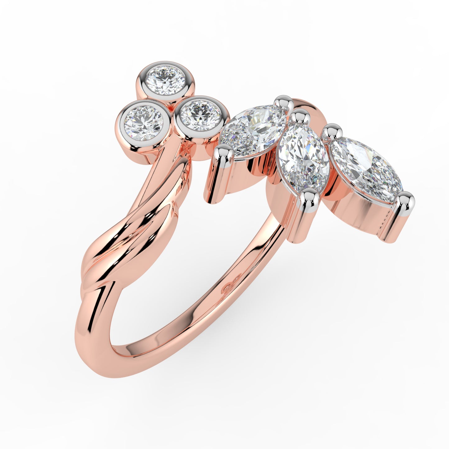 Bloom Sparkle Diamond Ring
