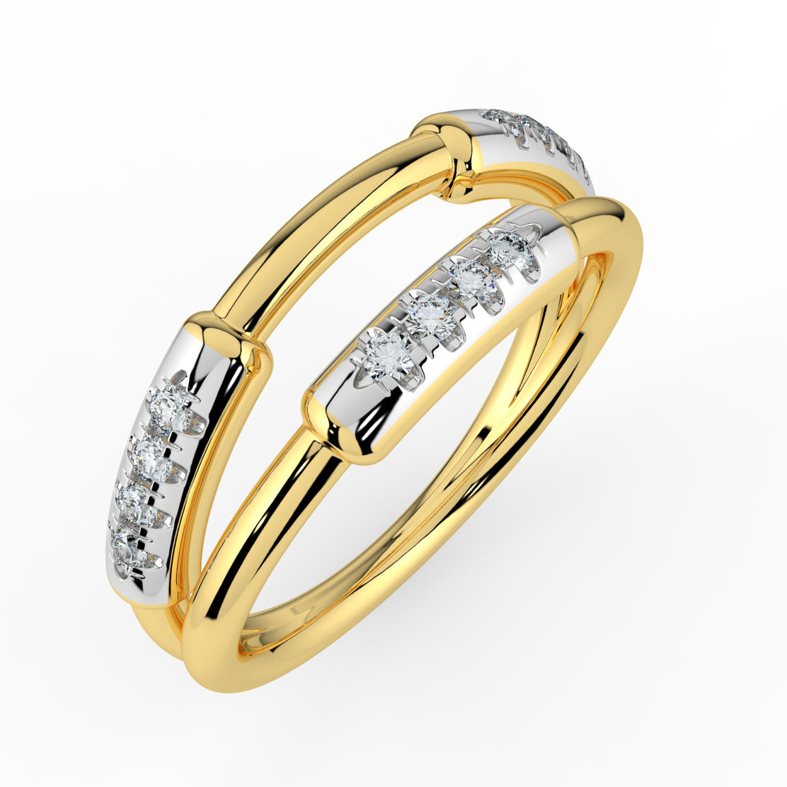 Serene Sparkle Diamond Ring