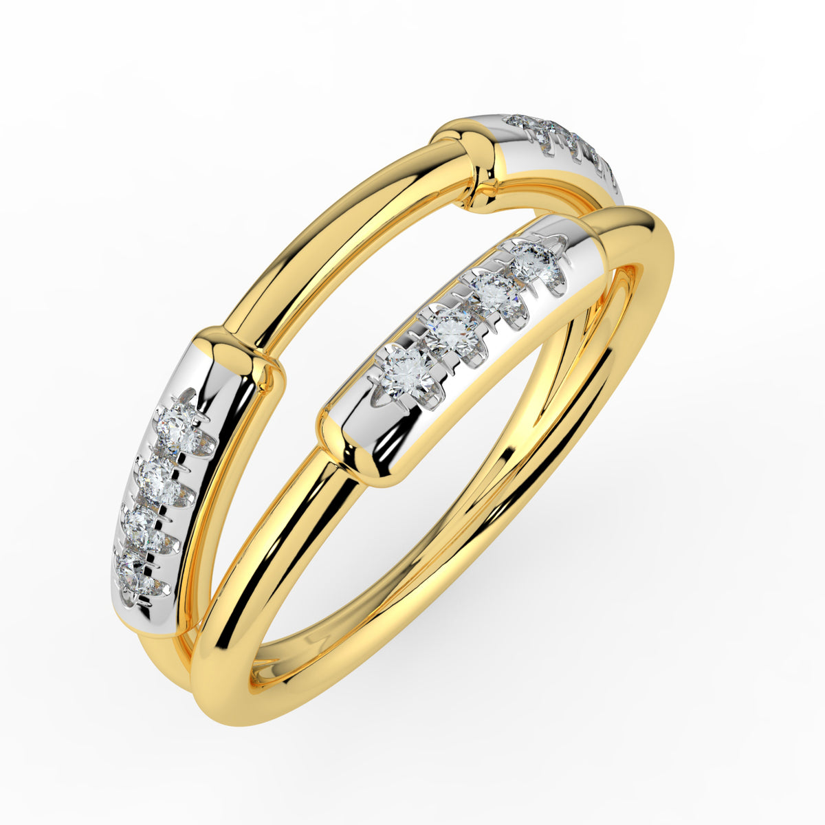 Serene Sparkle Diamond Ring