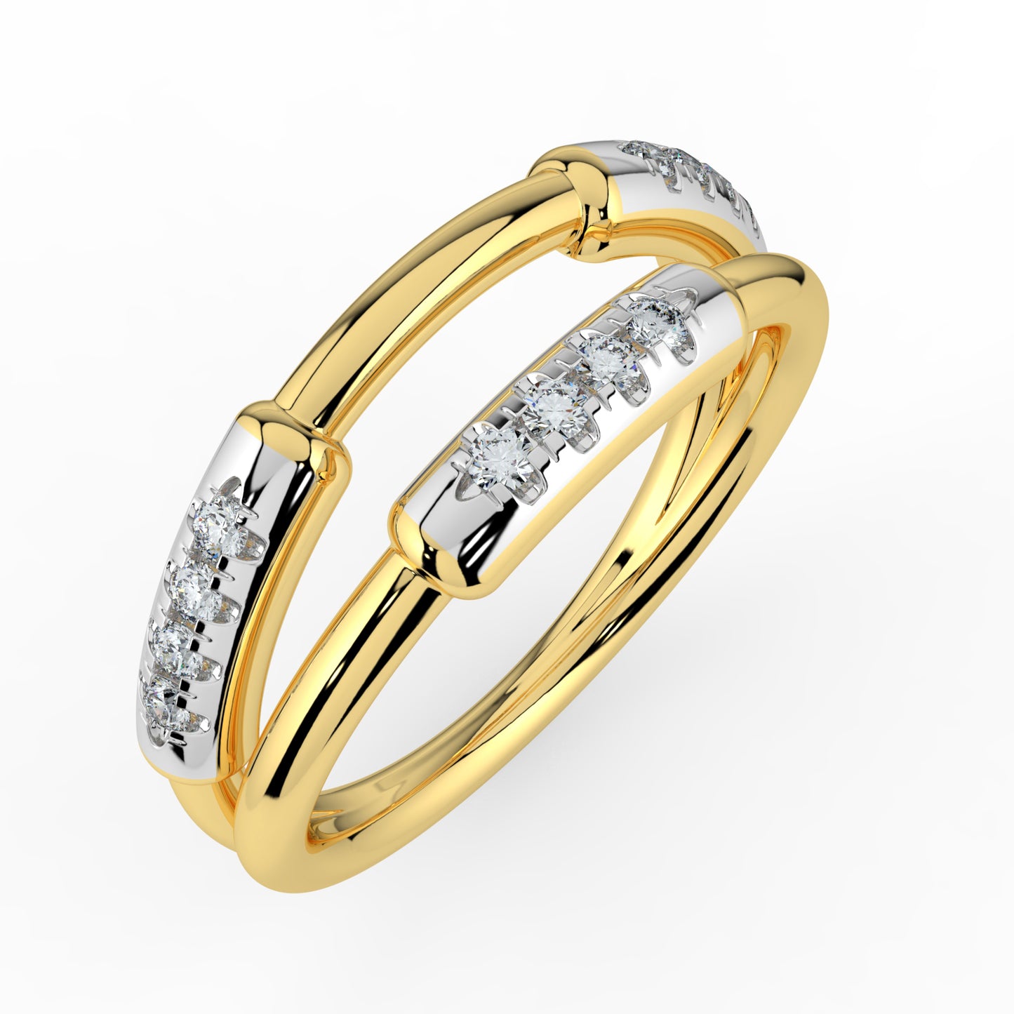 Serene Sparkle Diamond Ring