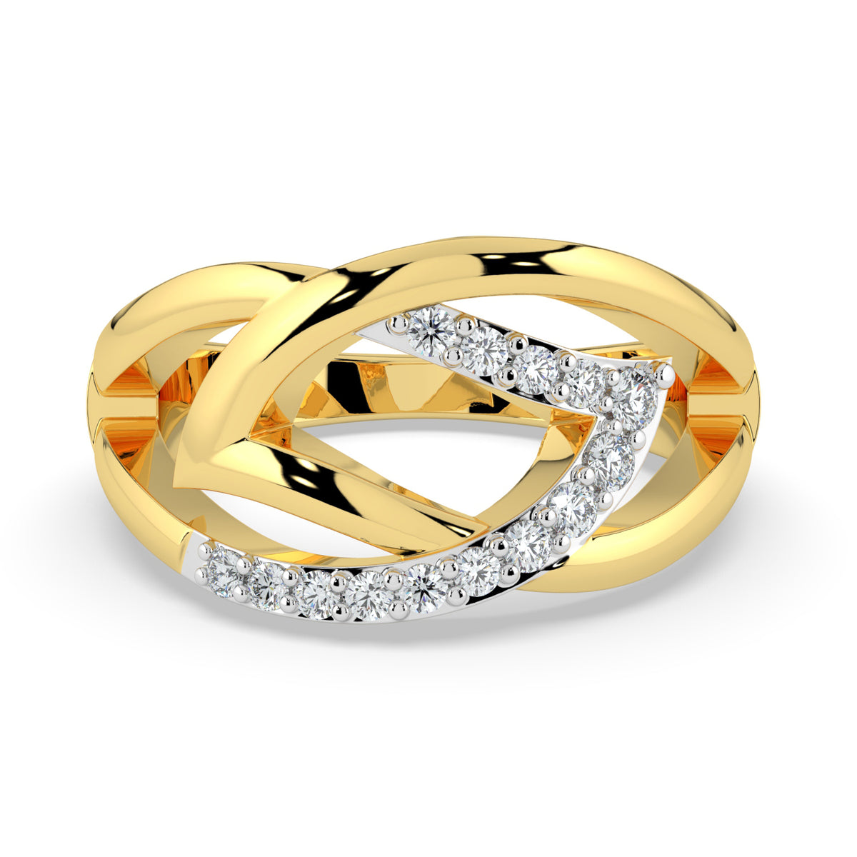 Petal Luster Diamond Ring