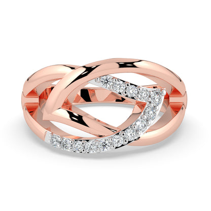 Petal Luster Diamond Ring