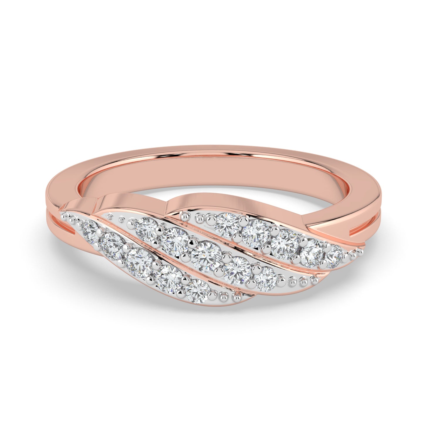 Gleaming Serenity Diamond Ring