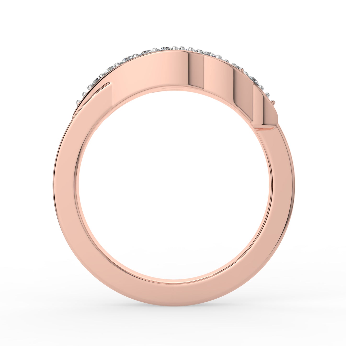 Gleaming Serenity Diamond Ring