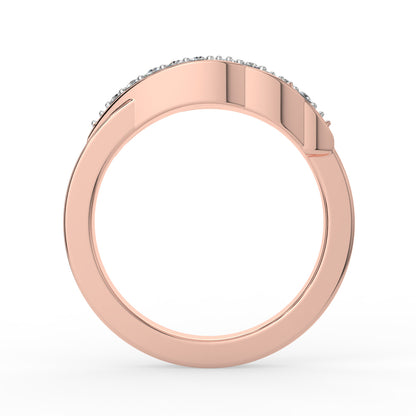 Gleaming Serenity Diamond Ring