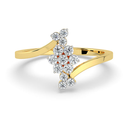 Floral Diamond Ring