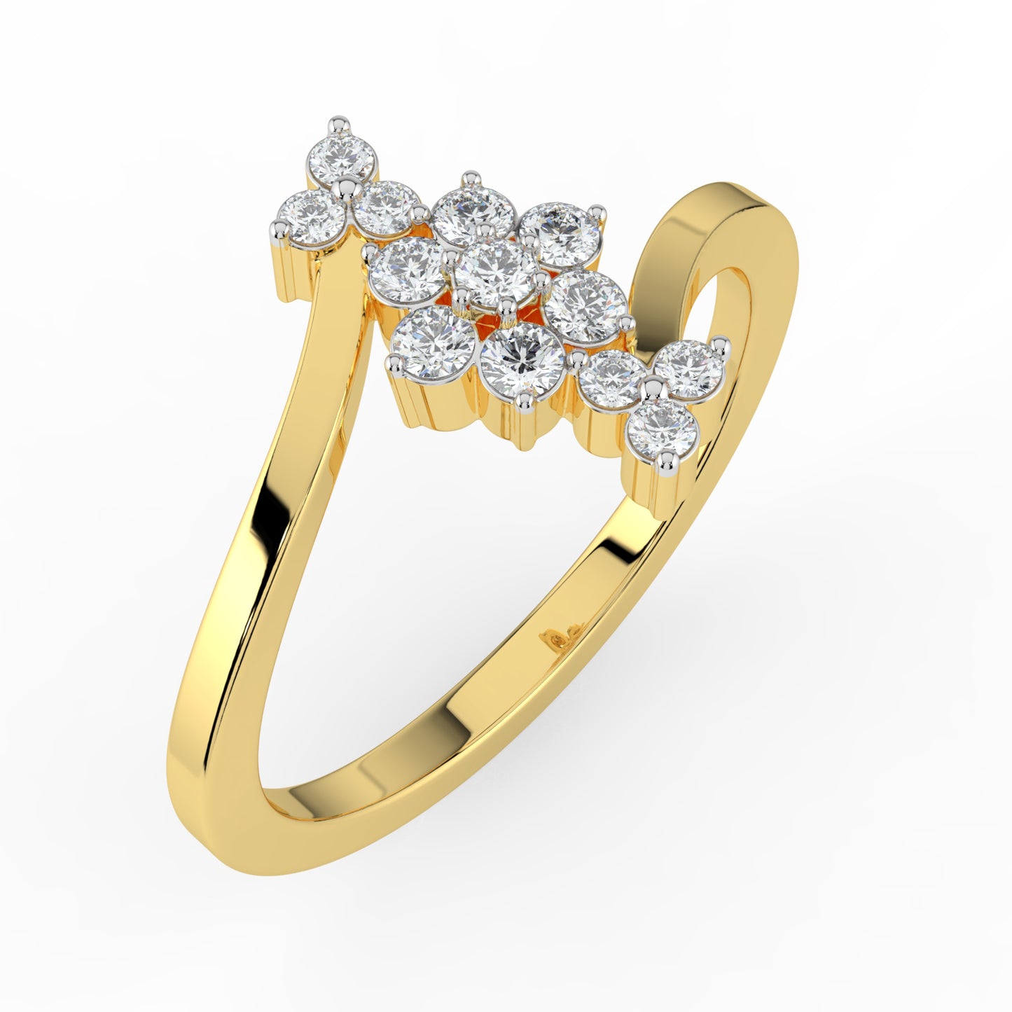 Floral Diamond Ring