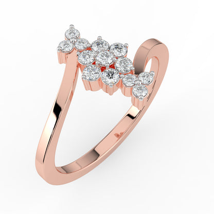 Floral Diamond Ring