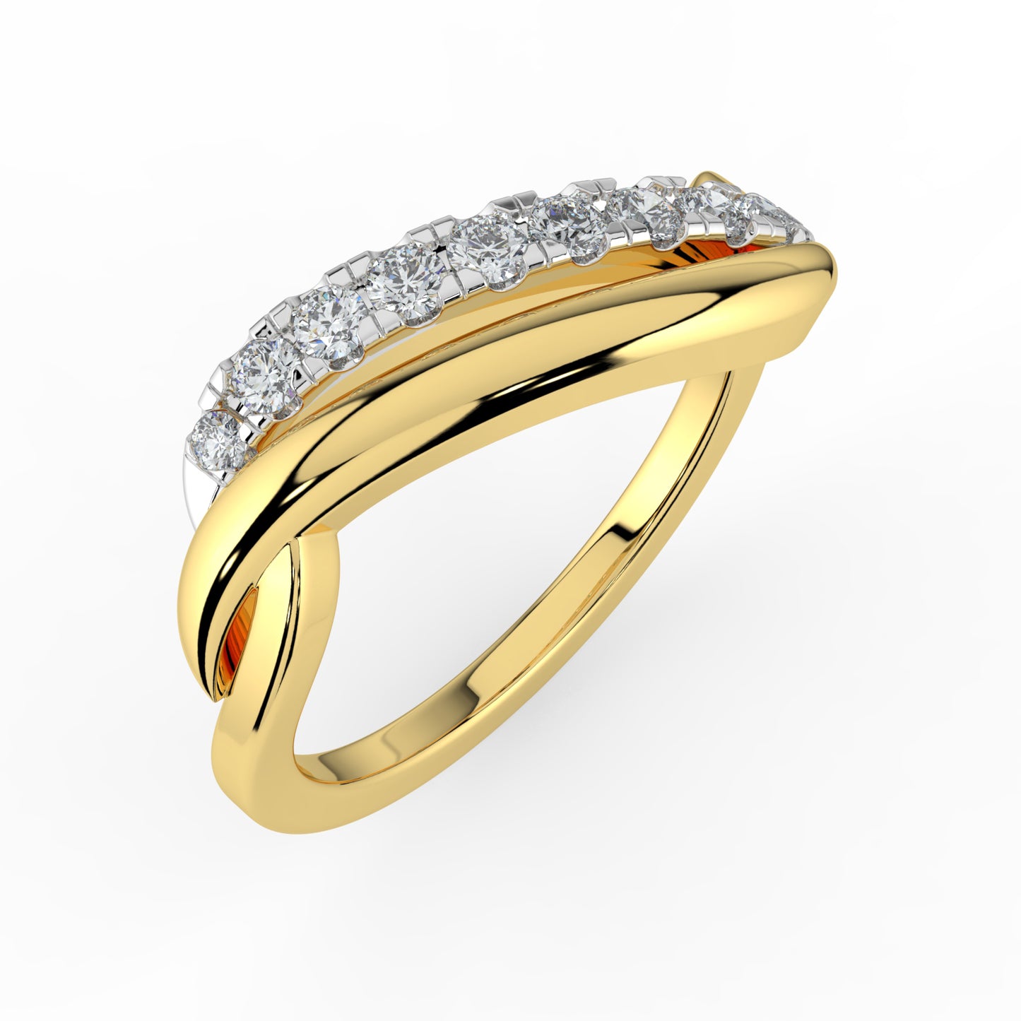 Whispering Elegance Diamond Ring
