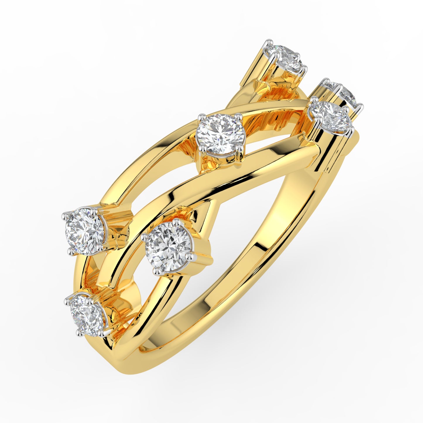 Majestic Celestial Diamond Ring