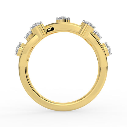 Majestic Celestial Diamond Ring