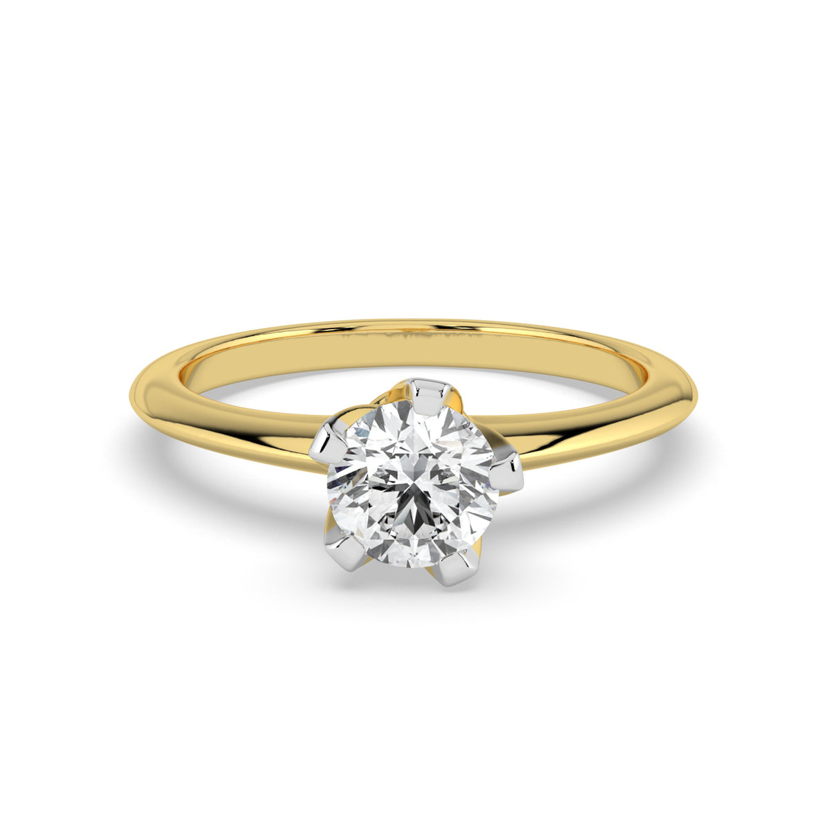 Radiant Solitaire Diamond Ring