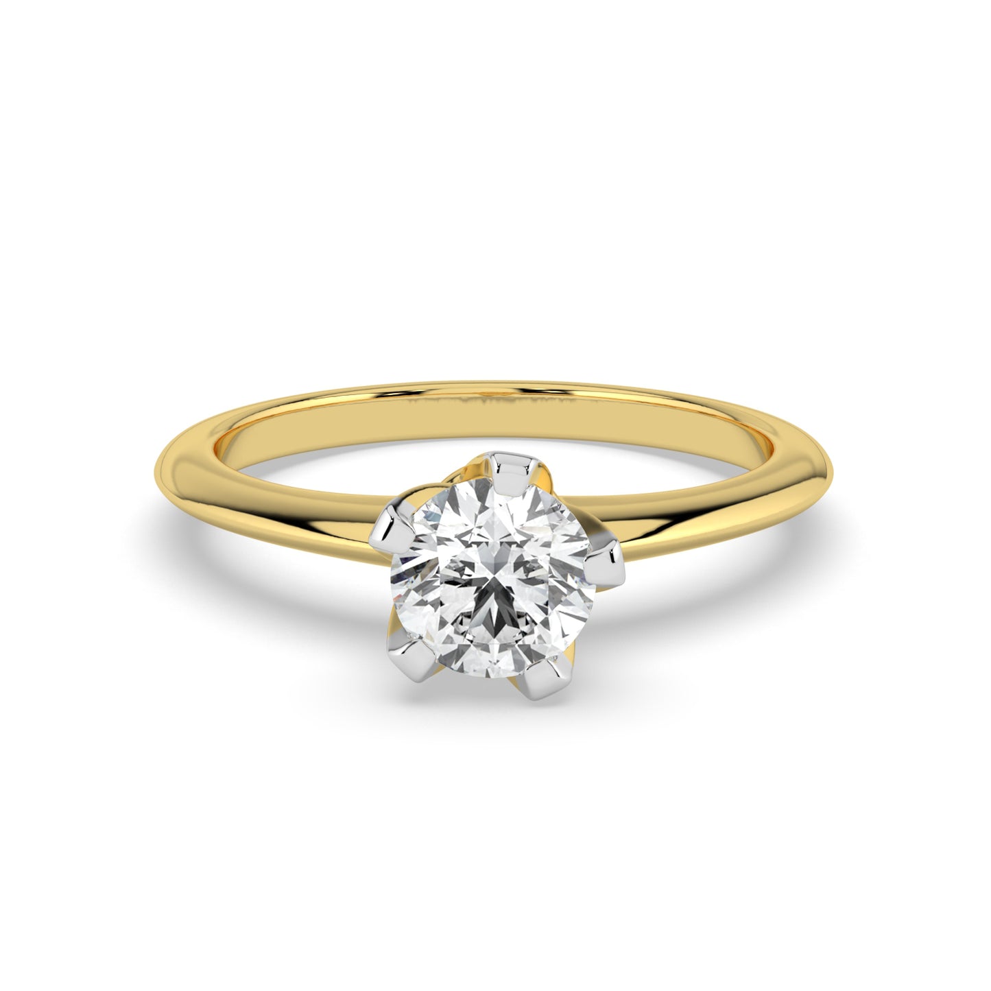 Radiant Solitaire Diamond Ring