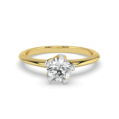 Radiant Solitaire Diamond Ring