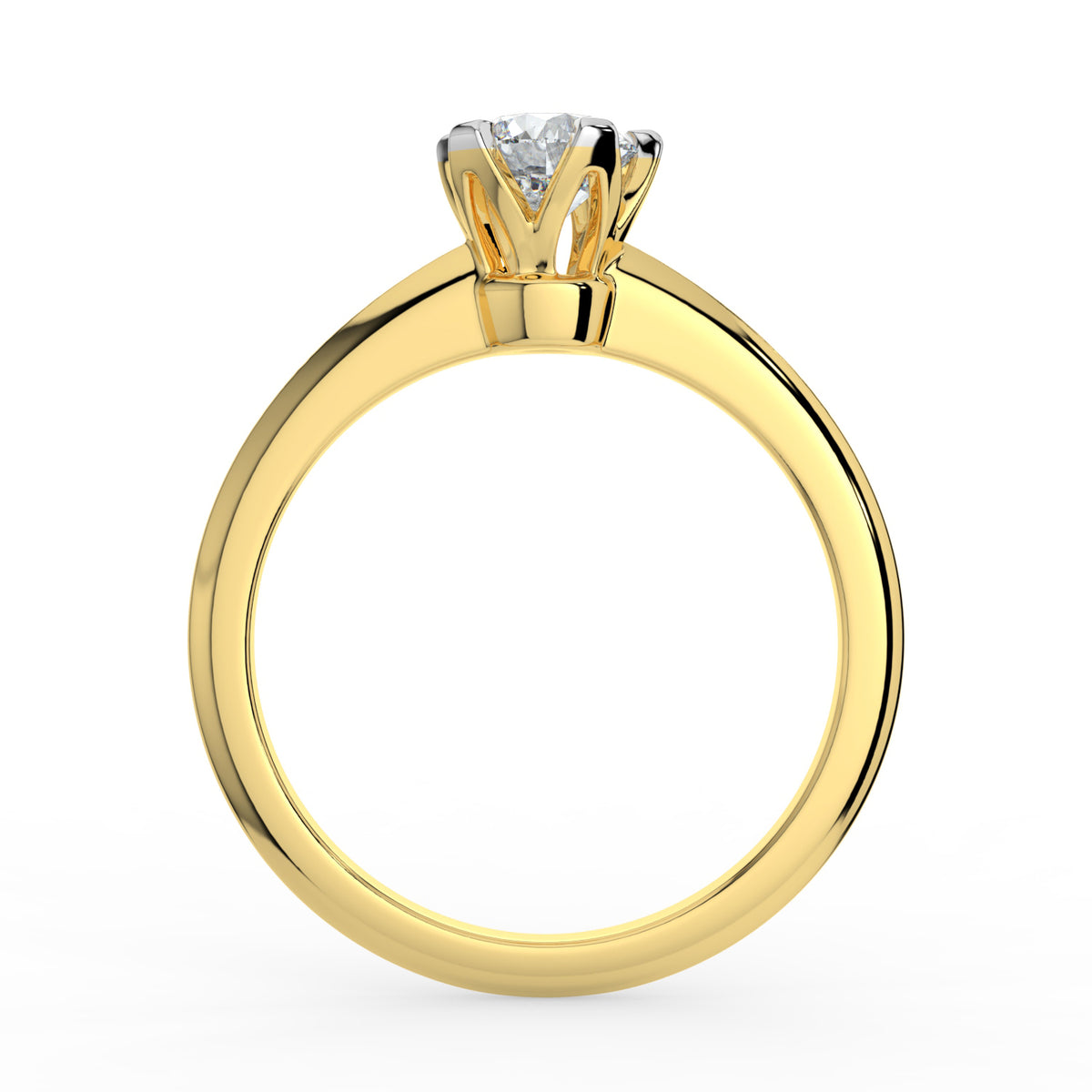 Radiant Solitaire Diamond Ring