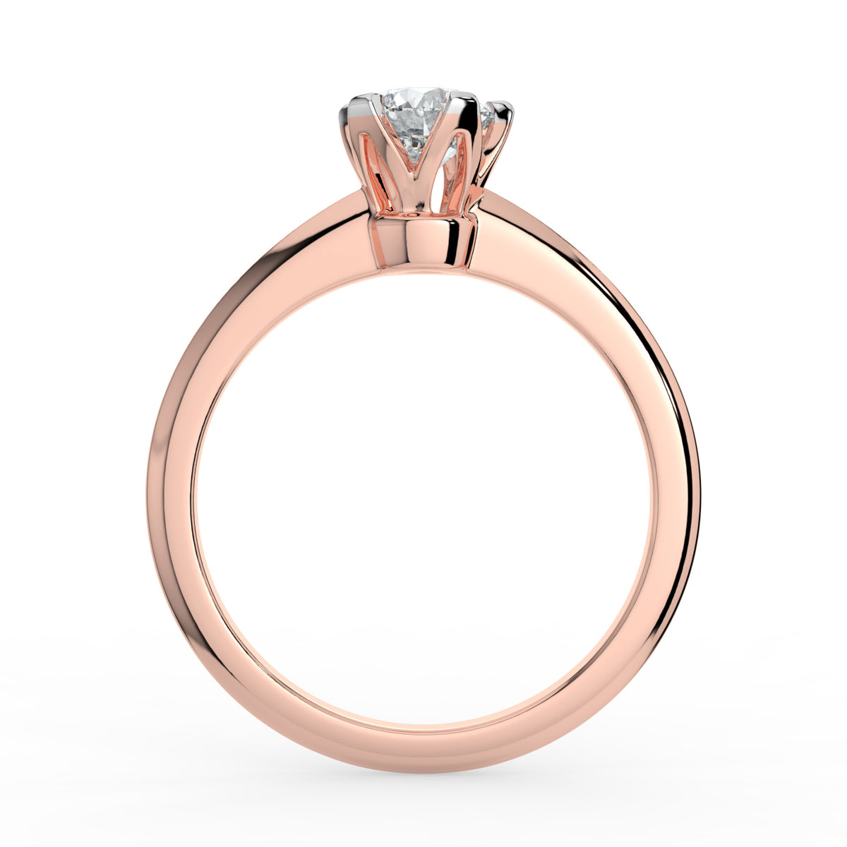 Radiant Solitaire Diamond Ring