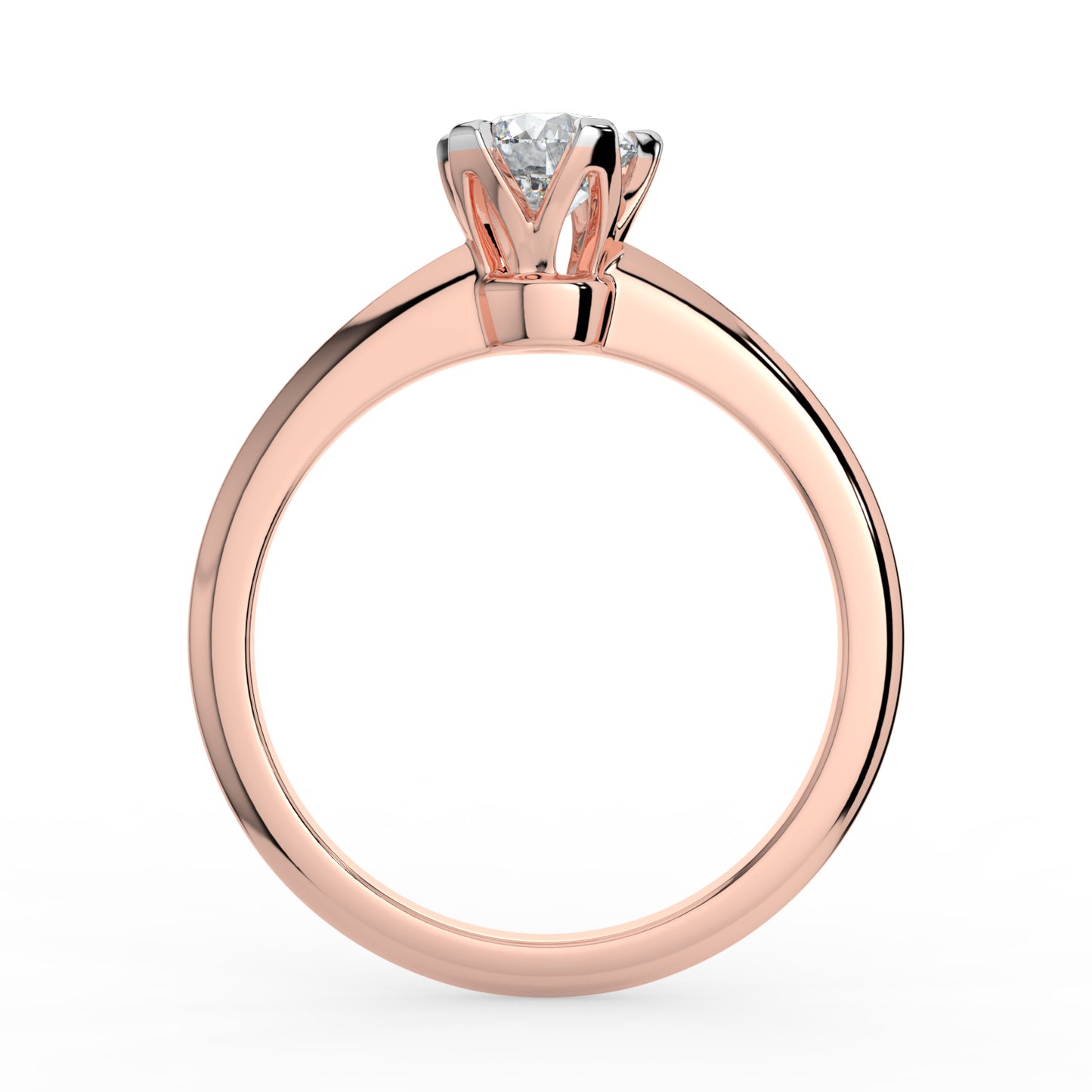 Radiant Solitaire Diamond Ring