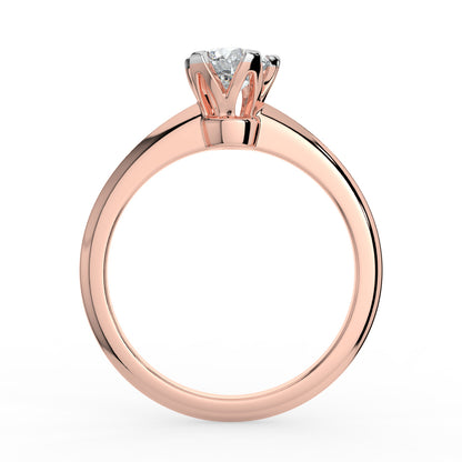 Radiant Solitaire Diamond Ring